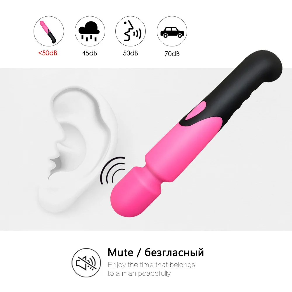 _0610 Speeds Powerful Big Vibrators for Women Magic Wand Body Massager Sex Toy For Woman Clitoris Stimulate Female Sex Products