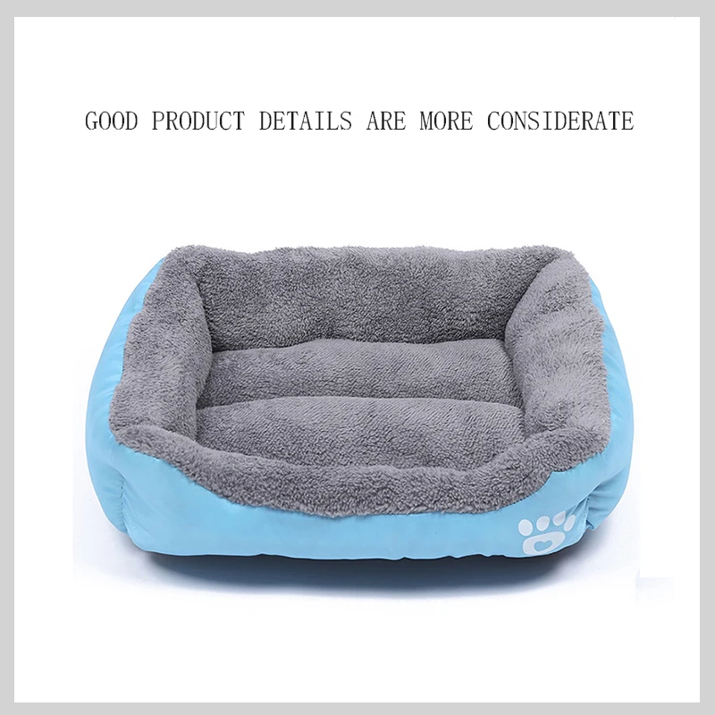 

Color Pet Dog Bed Sofa Warming House Cat Puppy Waterproof Soft Bottom Nest Washable Durable Dog Basket Pets Warm Cama Perro