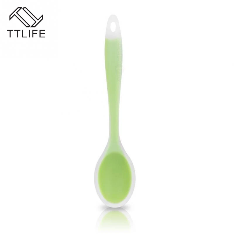 TTLIFE 5 pcs Silicon Cooking Utensil Set Spatula Spoon Soup Ladle-egg Turner Heat Resistant Cooking Tools Kicthen Cooking Set TTLIFE 5 pcs Silicon Cooking Utensil Set Spatula Spoon Soup Ladle-egg Turner Heat Resistant Cooking Tools Kicthen Cooking Set