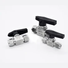 1/" 1/4" 3/" 1/2" 3/" 3/4/6/8/10/12-20 мм диаметр трубы сжимающий шаровой клапан 316 нержавеющая стальное 915 фунтов/кв. дюйм вода газ мазут