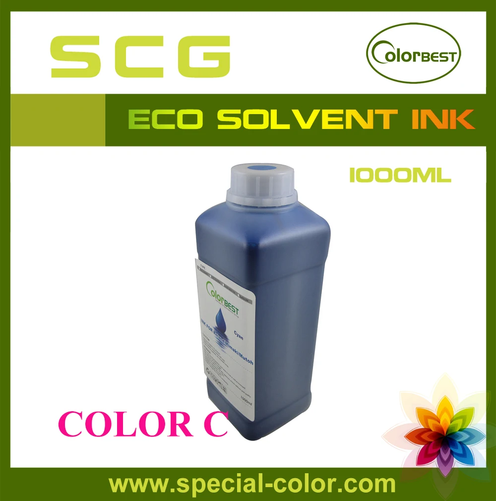 

Color Cyan Chinese Printing Ink/Eco Solvent Ink for Roland/Mimaki/Mutoh/EPson