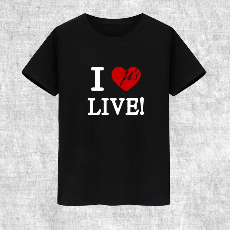 Новая любовь LIVE Aqours футболка аниме Lovelive Солнечный свет Мужская футболка хлопок Лето Свободные wo мужские футболки - Цвет: 06