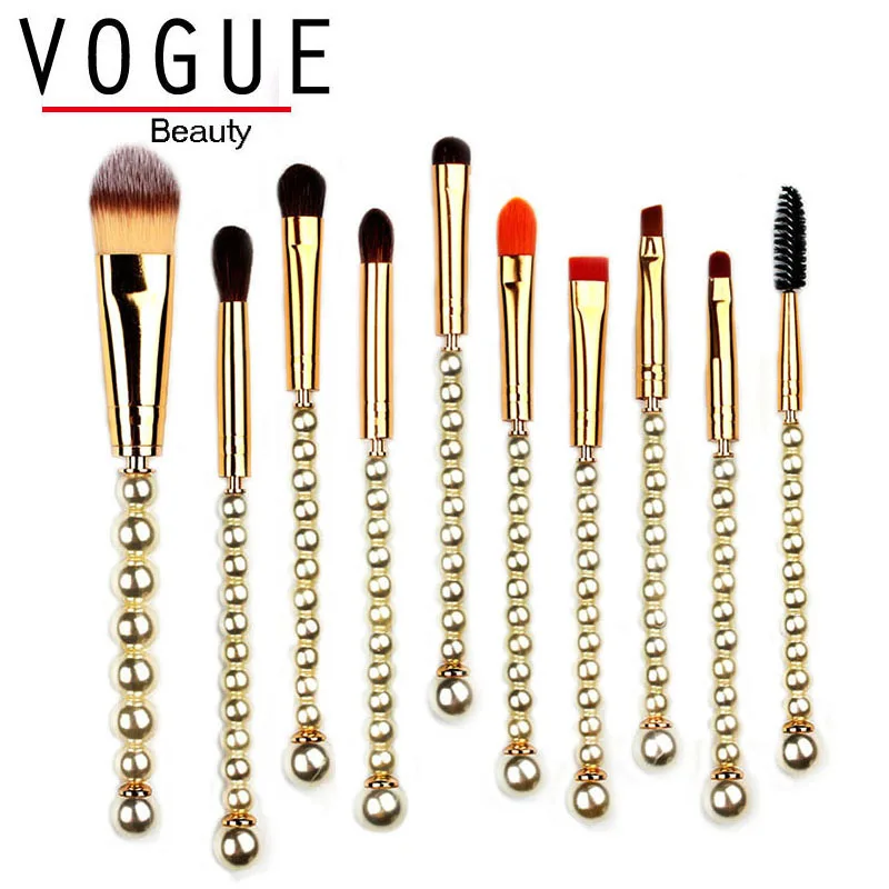 

Super Soft 10Pcs Makeup Brushes Tool Set Cosmetics Eye Shadow Foundation Eyebrow Blending Beauty Make Up Brush Pincel Maquiagem