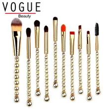 Super Soft 10 Pcs Spazzole di Trucco Set di Strumenti di Cosmetici Ombretto Prodotti di base Sopracciglio Miscelazione Bellezza Make Up Brush Pincel Maquiagem(China)