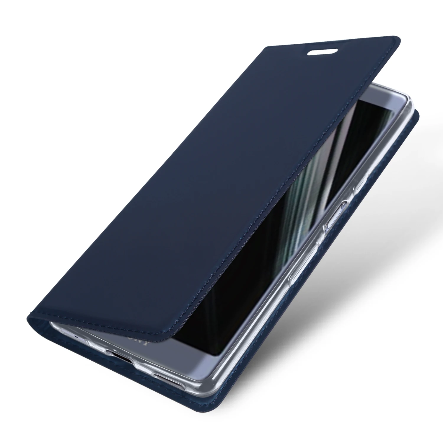 Флип чехол для SONY L3 из искусственной кожи Мягкий телефона защитная слот карт