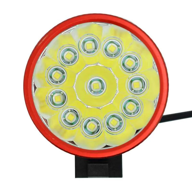 WasaFire 20000lm 12 * XM L T6 светильник для велосипеда онарь Головной фонарь фонасветильник