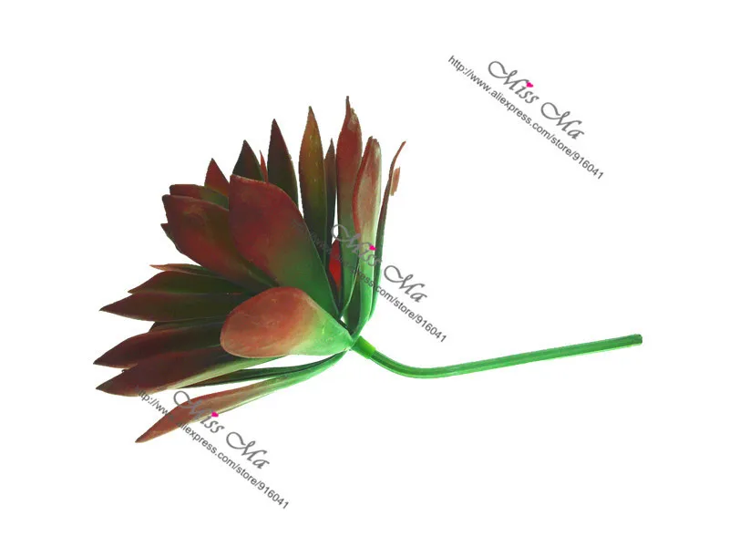 96 шт. большой размер пустыни лотоса искусственное суккулентное растение пластиковые цветочные украшения зеленый Растительный фон