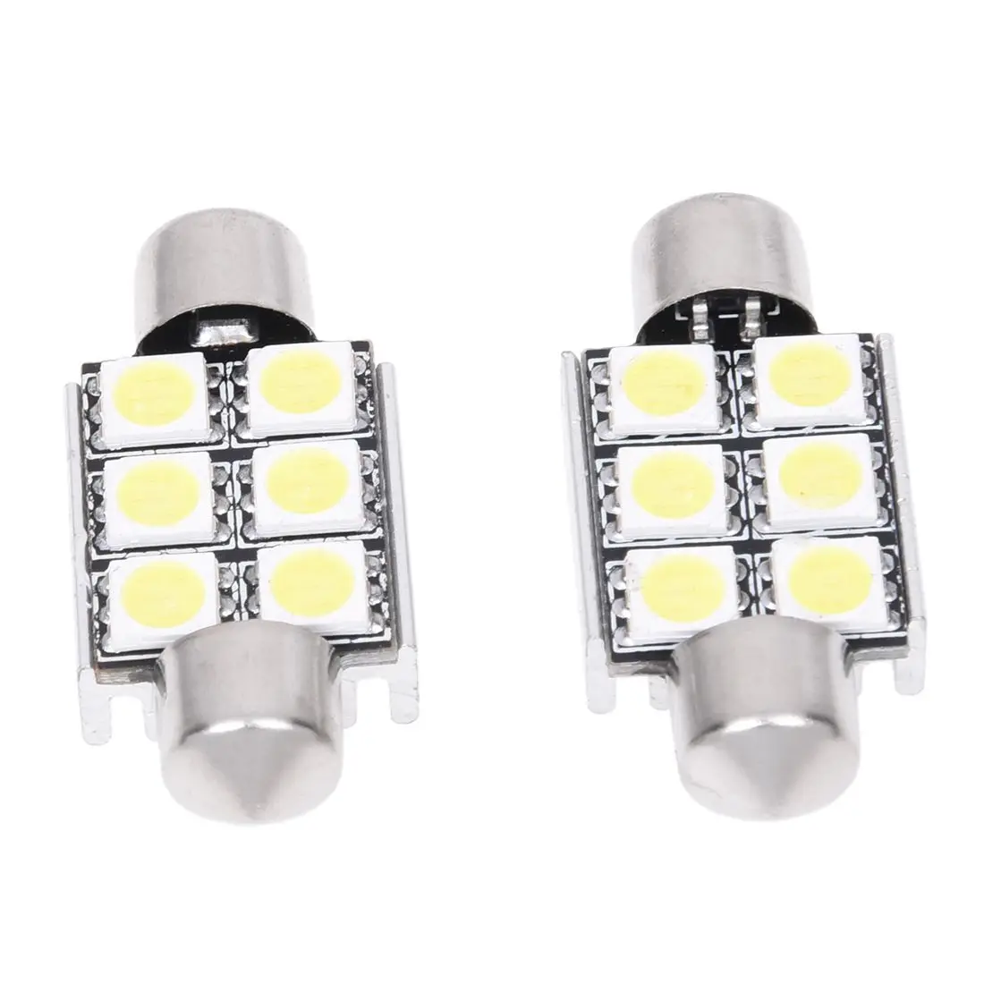 6x36 мм Can bus 6SMD 5050 LED номерной знак гирлянда Купол Лампа Белый|plate license|license platelight led |