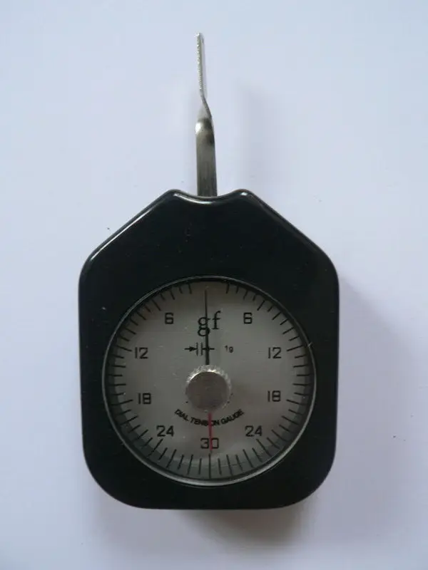 Dial Tension Gauge Gram Force Meter Dual Pointer 30 gforce meterdial