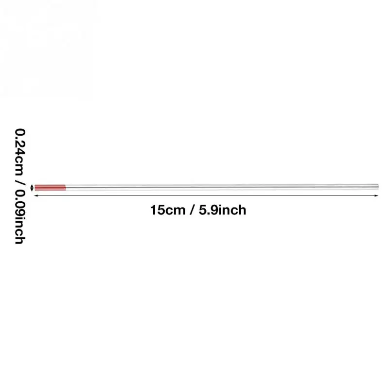 WT20 вольфрамовый электрод Профессиональный Tig стержень 2 торированный для Tig сварочный аппарат - Цвет: 2.4mmx175mm