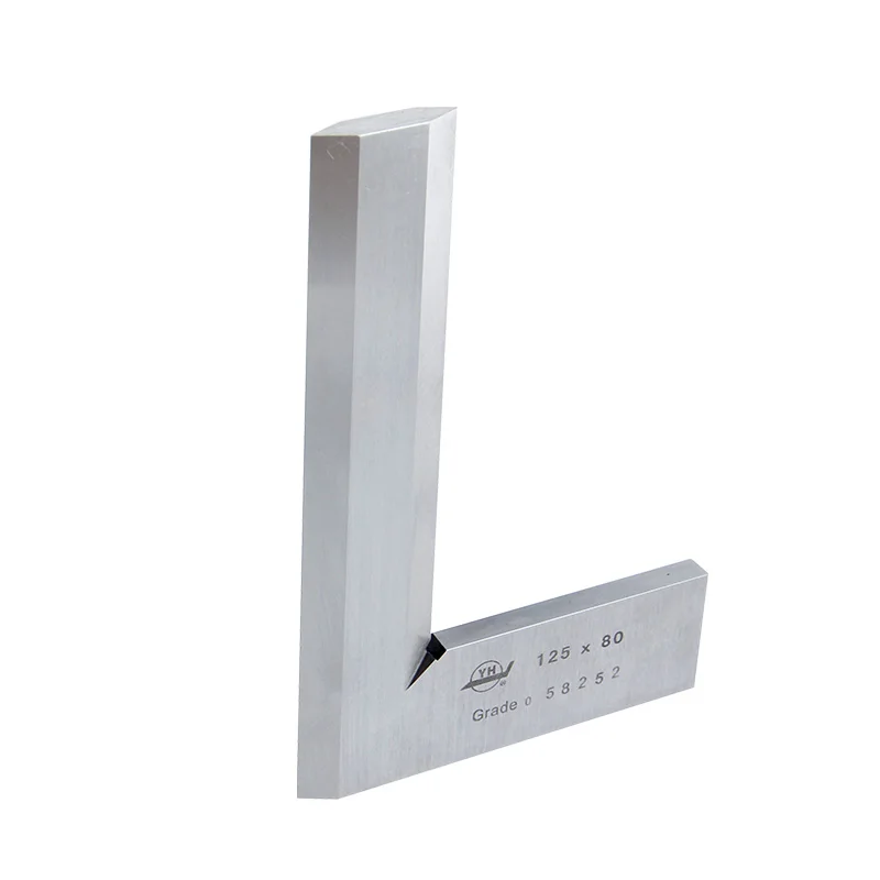 

125*80mm Angle Ruler Grade 0 Stainless Steel Protractor 90 Degree Marking Gauge Measuring Tool