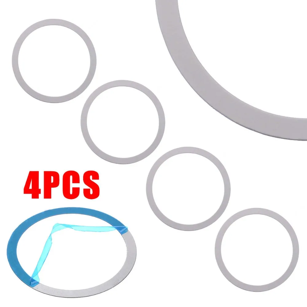 4pcs Round Metal Ring for Magnetic Qi Wireless Charger Magnet Car Mount Holder For Samsung Galaxy S10 plus S10e For Huawei Mate 4pcs Round Metal Ring for Magnetic Qi Wireless Charger Magnet Car Mount Holder For Samsung Galaxy S10 plus S10e For Huawei Mate