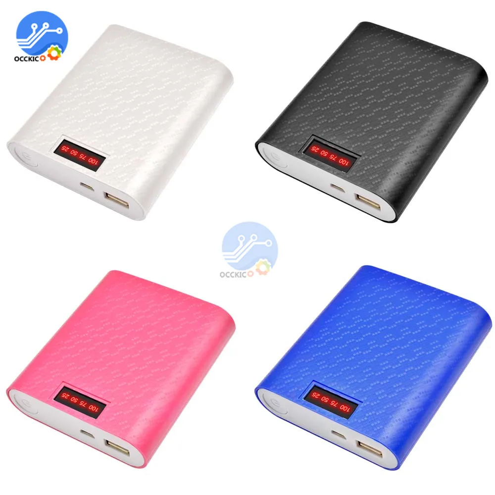 Коробки для хранения аккумуляторов 4X18650 USB Блок питания держатель блок 18650