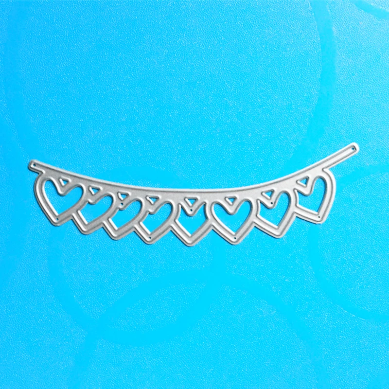

YLCD786 Love Lace Metal Cutting Dies For Scrapbooking Stencils DIY Album Paper Cards Decoration Embossing Folder Die Cutter Tool