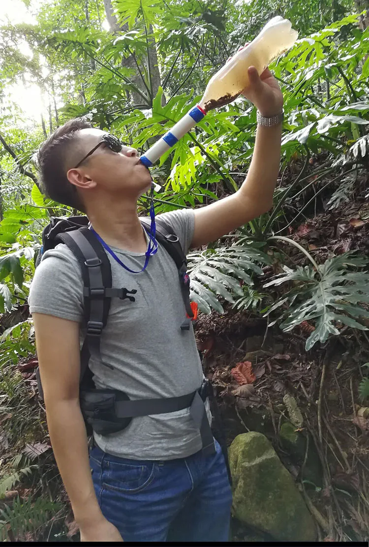 Water Filter Outdoor Survival Tool Portable Water Purifier Emergency Direct Drinking Cleaner Wild Hiking Camping Equipment (11)
