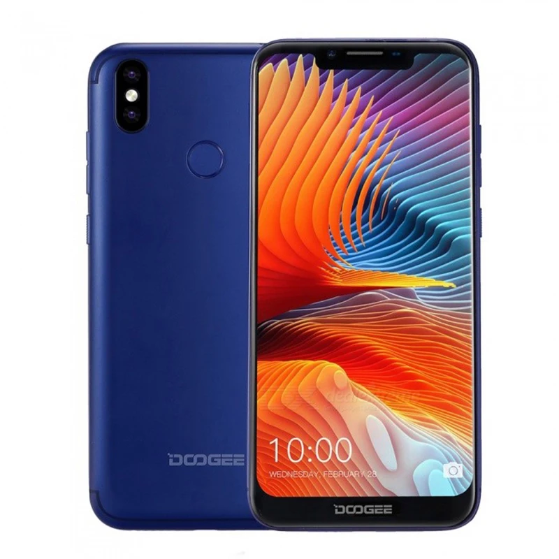 DOOGEE BL5500 Lite 4 г 6,19 ''android 8,1 мобильный телефон 5500 мАч 5MP + 13MP отпечатков пальцев ID разблокировать 2 Гб 16 Dual SIM смартфон