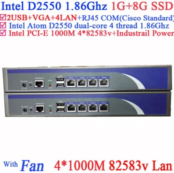 Сетевые сервера с процессором Intel D2550 1,86 ГГц 1 Гб ОЗУ 8 Гб SSD Поддержка ROS RouterOS Mikrotik PFSense Panabit Wayos