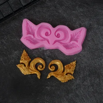 

European Anaglyph Sugarcraft Silicone Mold Fondant Mold Cake Decorating Chocolate Gumpaste Mold Classisc Acanthus Leaf Pattern