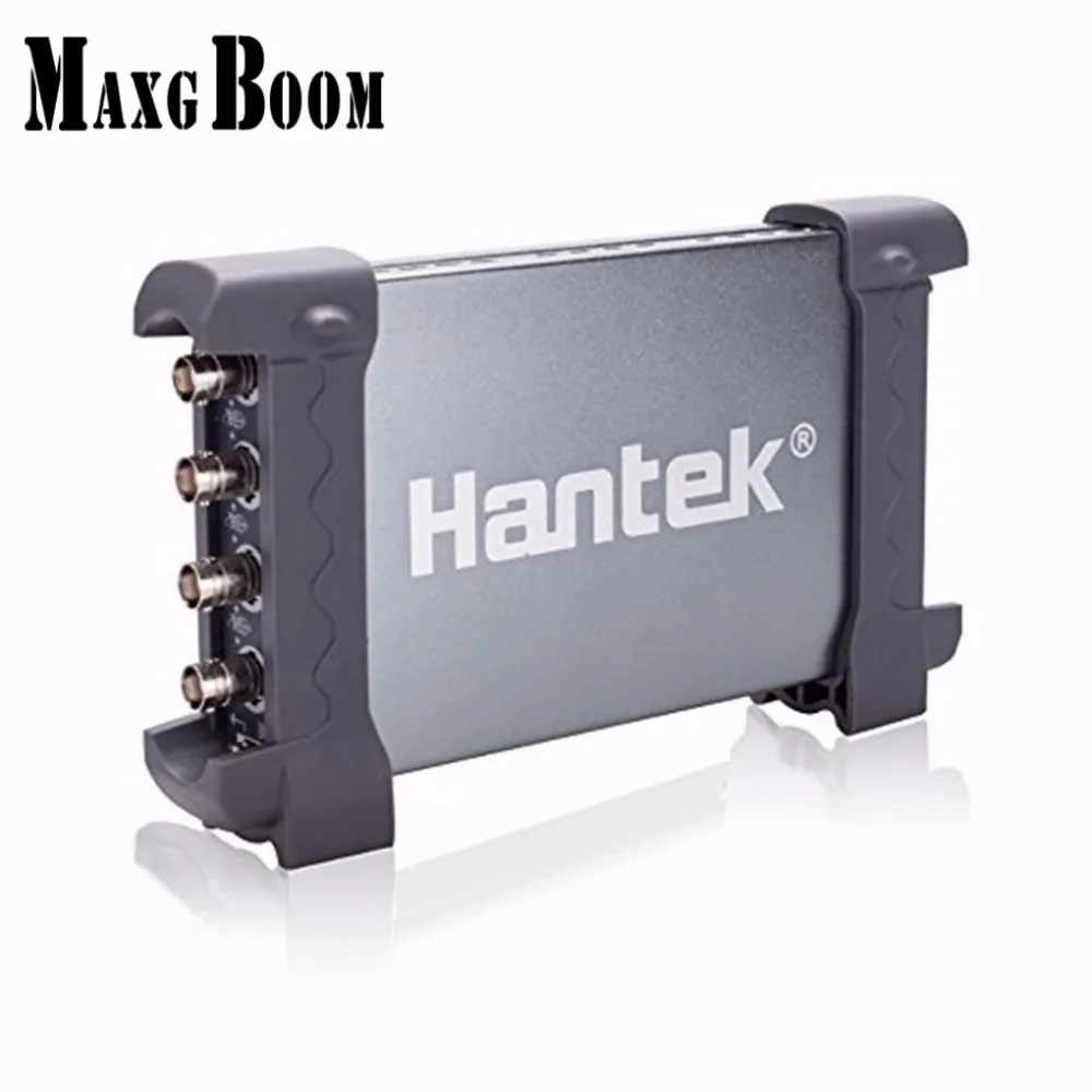 Hantek Осциллограф 6104be Портативный USB PC 100 мГц 4 Каналы 1GSa/S Ручной цифровой Osciloscopio автомобильной диагностический инструмент