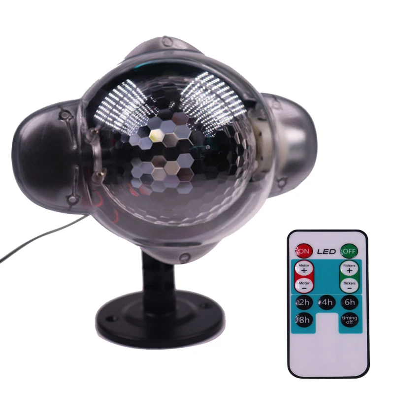 

2018 Outdoor snowflake light led stage light garden laser projector lamp christmas new year spotlight led party lawn lamp deco