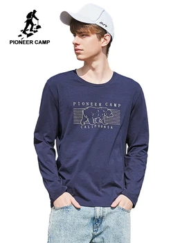 

Pioneer Camp 2020 new casual T shirt men brand clothing spring printing T-shirt male top quality stretch Tshirt ACT901019
