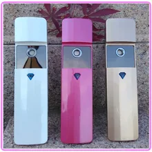 White Gold Red Mini Usb Rechargeable Nano Handy Mist Spray Face Steamer Facial Humidifier Free Shipping