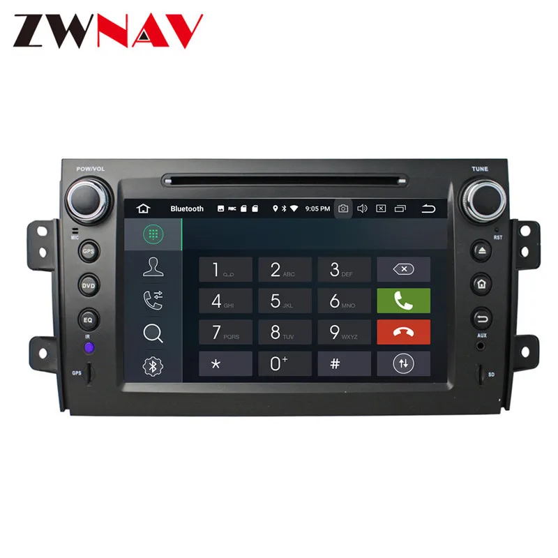 Sale Android 8 4+32G Car DVD Player GPS navigation For Suzuki SX4 2006-2012 head unit multimedia player tape recorder 4