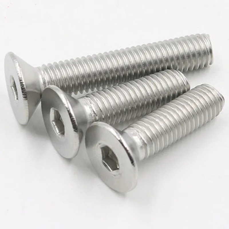 50pcs M2.5 Allen Screw Countersunk Flat Cup Head Bolt Hexagon Socket