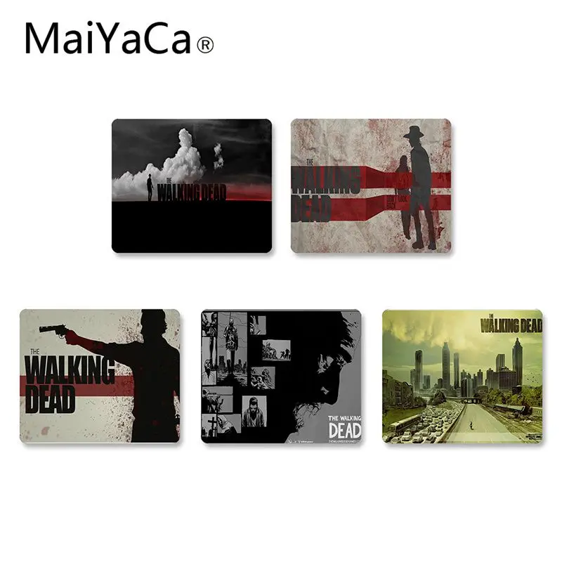 MaiYaCa The Walking Dead Computer Gaming Mouse mats Rubber PC mouse pad anime mousepads desk | Компьютеры и офис
