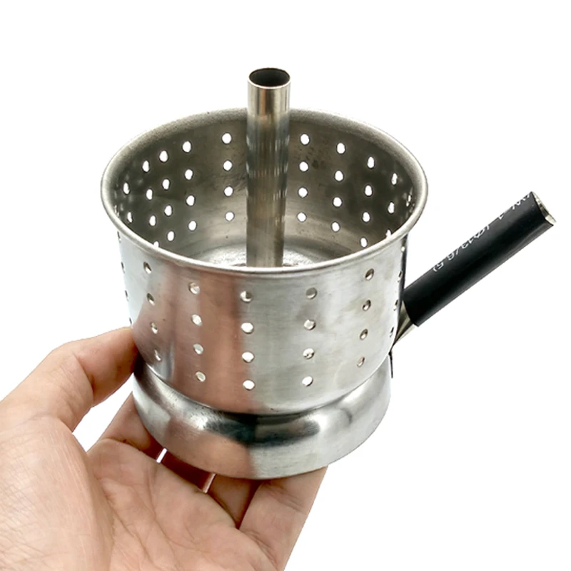 

Many Holes Metal Shisha Charcoal Holder Screen With Handle For Hookah/Sheesha/Chicha / Narguile Tobacco Bowl Accessories SH709
