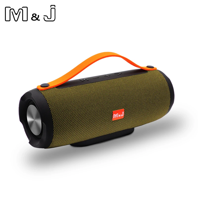 Беспроводная Bluetooth Колонка M & J портативная уличная большой мощности 10 Вт USB TF FM