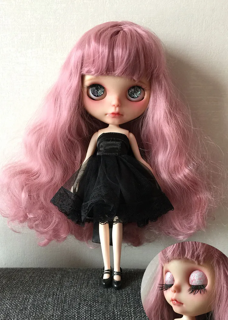 [NBL063] Новинка 11," Кукла Blyth# глубокий розовый длинные волосы BJD NeoBlythe кукла большая голова кукла подходит макияж кукла