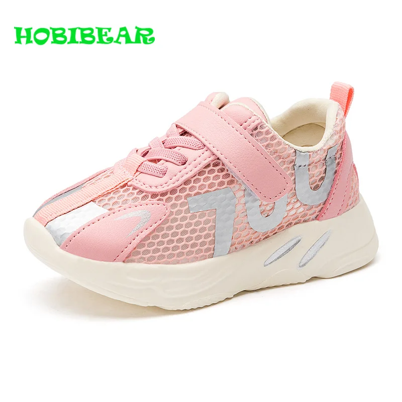 

New Arrival Footwear Children Girls Mesh Breathable Summer Shoes Girls Non-Slip Jogging Shoes Girls Outdoor Running Trainers