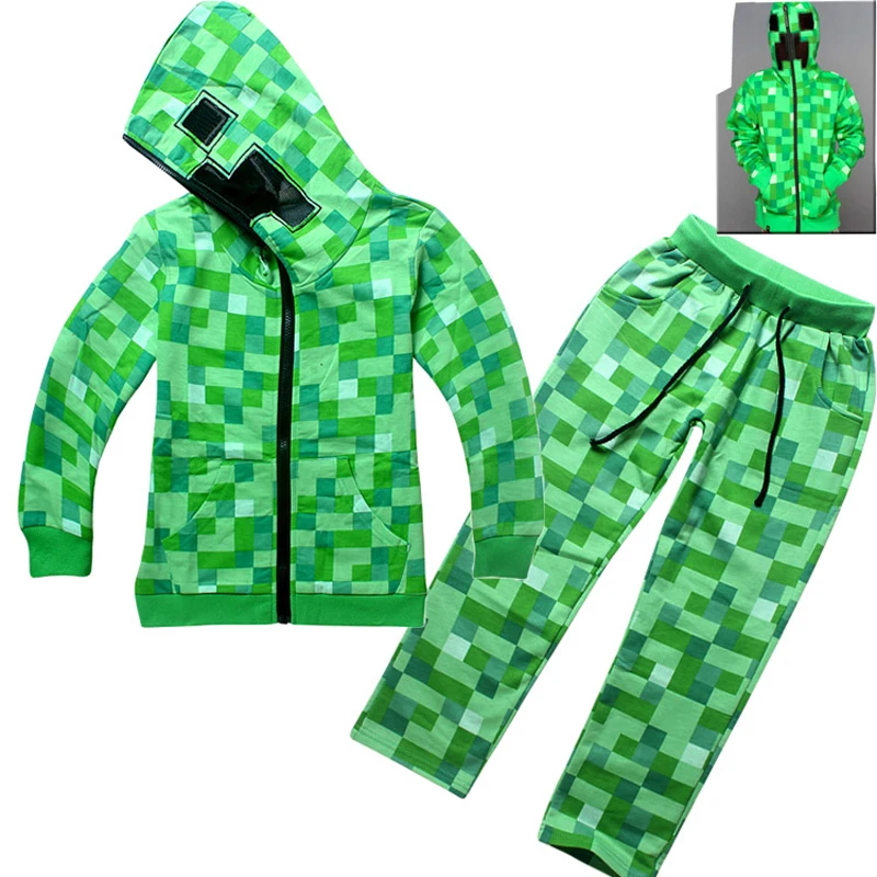 minecraft creeper costume hoodie