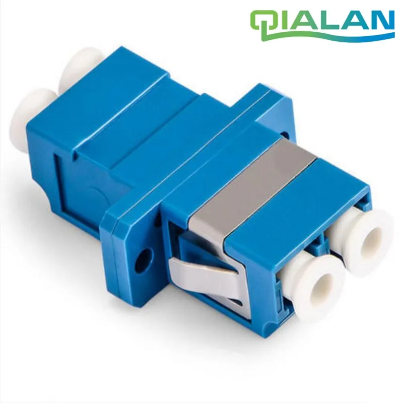 

LC/UPC to LC/UPC Adapter Simplex Fiber Flange Singlemode LC Optical Coupler Plastic Ftth Fiber Optic Connector LC PC