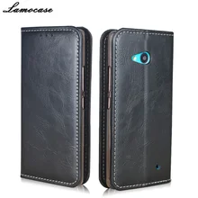 Lamocase чехол для Microsoft Lumia 640 кожа флип чехол для Nokia Lumia 640 5.0 дюймов Бумажник Книга Стиль защитный телефон сумки