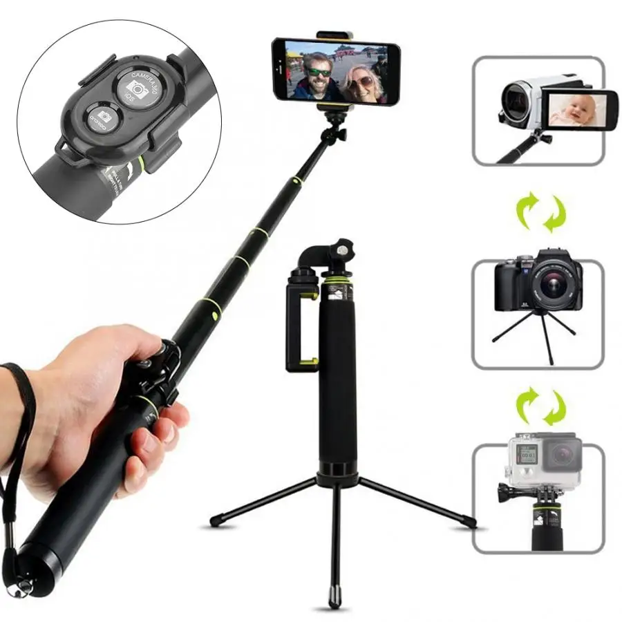 Портативный Ручной штатив для селфи набор спортивной камеры Gopro мобильного