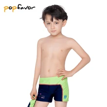 POPFAVOR/брендовый детский купальник; детские плавки с шапкой для плавания; Профессиональные Шорты для плавания для мальчиков; шорты для серфинга
