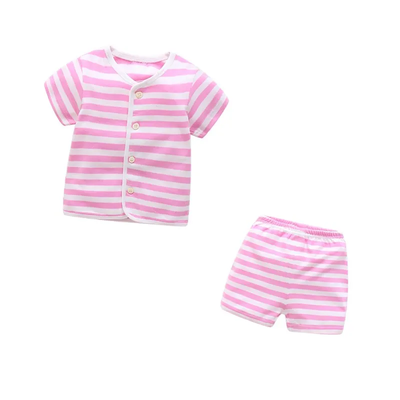 2 шт. Одежда для маленьких мальчиков комплект Лето 2017 Симпатичные новорожденных комплекты для малышей Одежда для новорожденных девочек