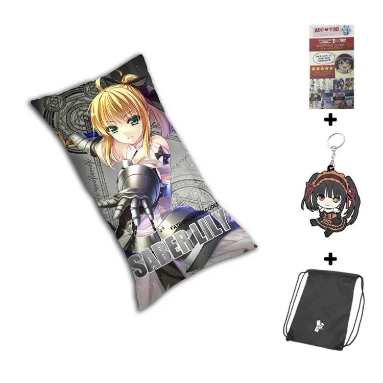 Хобби Экспресс Saber Lily Fate Stay Night Аниме Dakimakura Прямоугольная подушка Cover H0280|anime