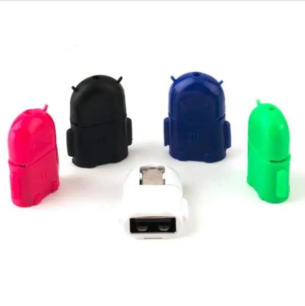 Горячий Робот микро USB к usb2.0 OTG адаптер конвертер подключение к USB/мышь/клавиатура для Android телефон планшет