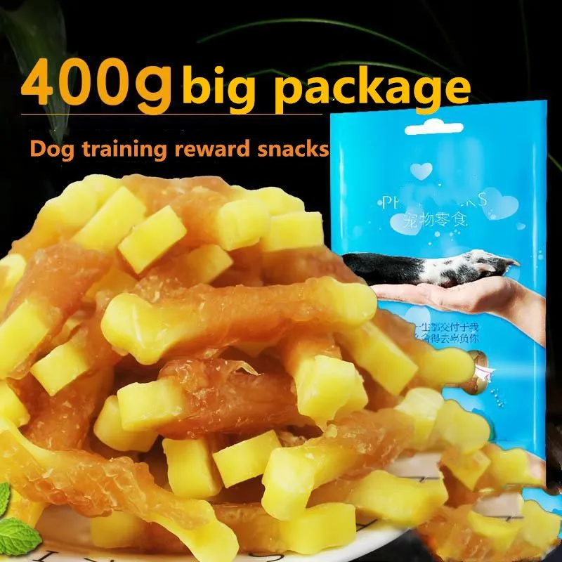 Pet food chicken around cheese dog food nutrition healthy delicious dog
