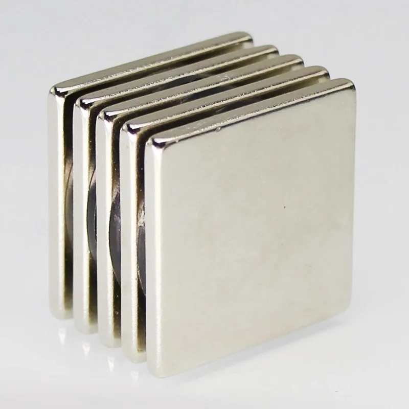 

4pcs 30x30x4mm Strong N35 Neodymium Magnets Block Rare Earth DIY Powerful Permanet Magnet