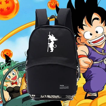 

Young Son GOKU dragonball Z concept backpack for anime fans cartoon backpack black nylon bag NB139