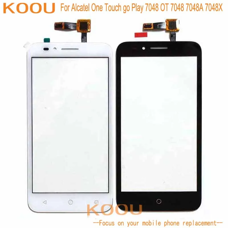 

Mobile Phone Touch Panel For Alcatel One Touch go Play 7048 OT 7048 7048A 7048X Touch Screen Digitizer Assembly Replacement