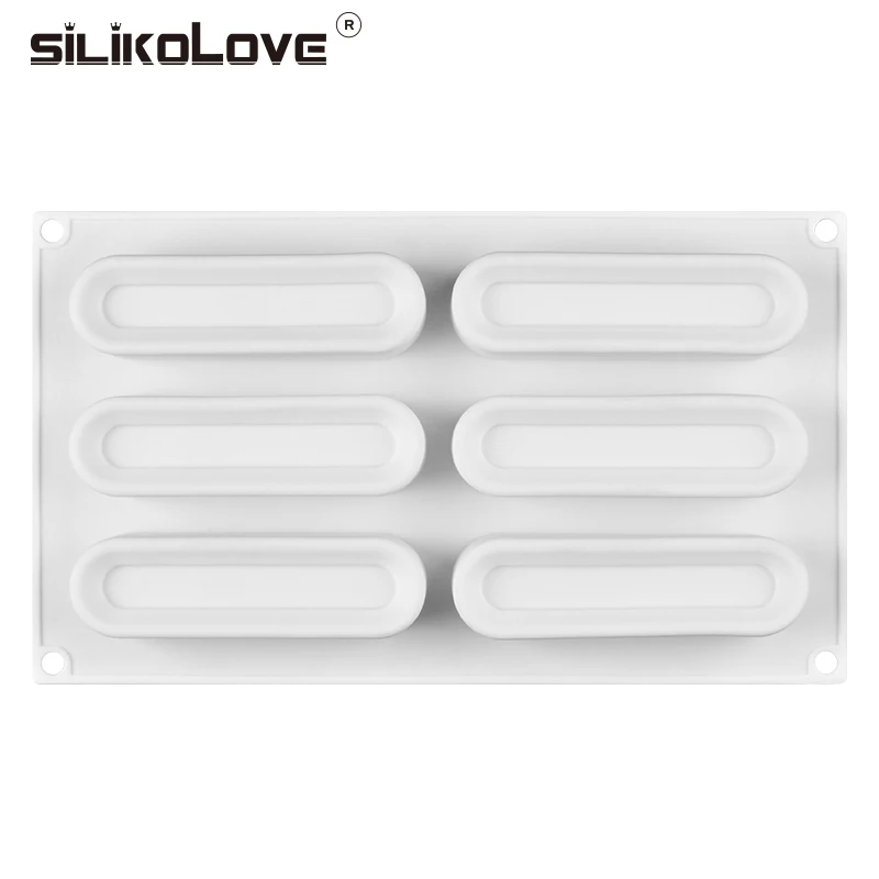 Силиконовые формы SILIKOLOVE 6 полостей форма для торта силиконовая кастрюля мусса