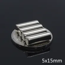 

20Pcs 5x15mm Super Strong Round Cylinder Magnets Dia 5mmx15mm N35 NdFeB Rare Earth Neodymium Permanent Magnet powerful magnetic