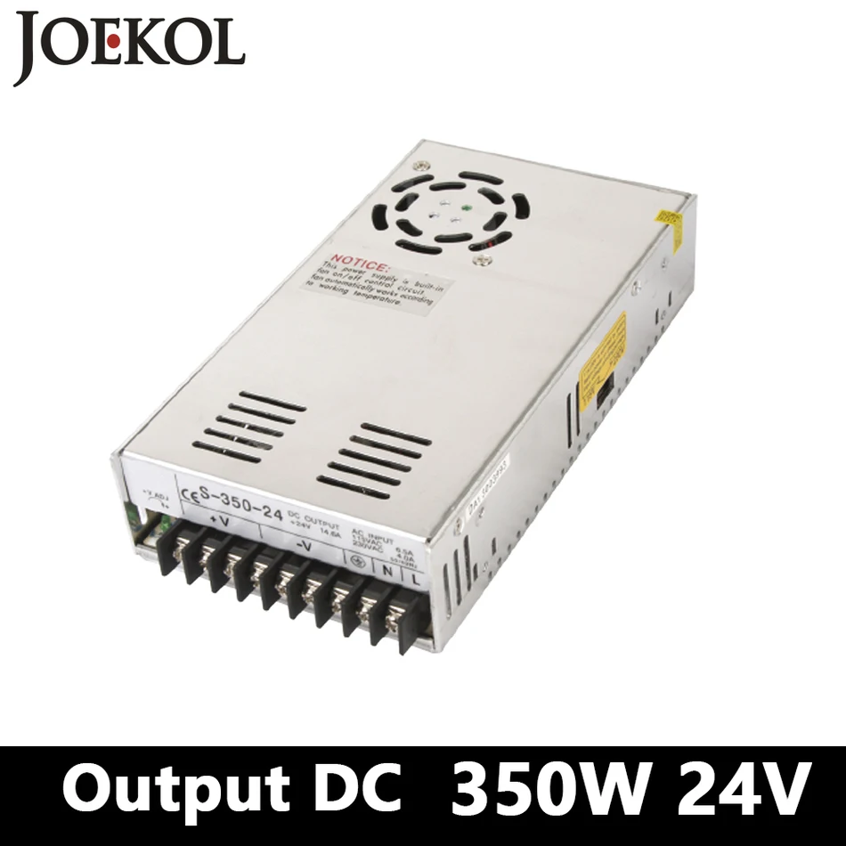 

switching power supply 350W 24v 14A,Single Output ac dc converter for Led Strip,AC110V/220V Transformer to DC 24V
