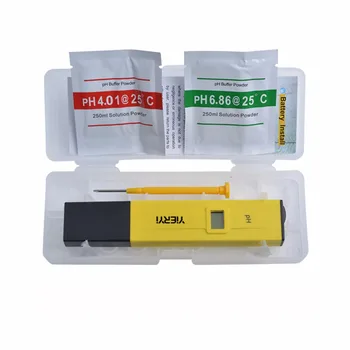 

2018 new yieryi Pocket Pen Water pH Meter Digital Tester 0.0-14.0 pH Test Aquarium Pool Water Laboratory With Plastic Case