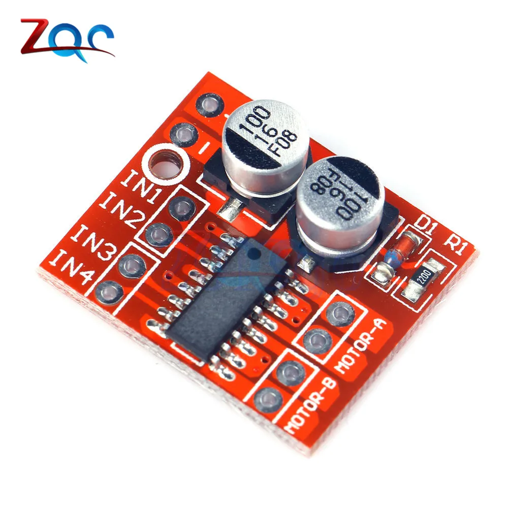 

1.5A 2 way DC Motor Driver Module PWM Speed Control Dual H-Bridge Stepper Beyond L298N L9110